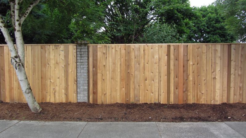 Brick Fence Installation