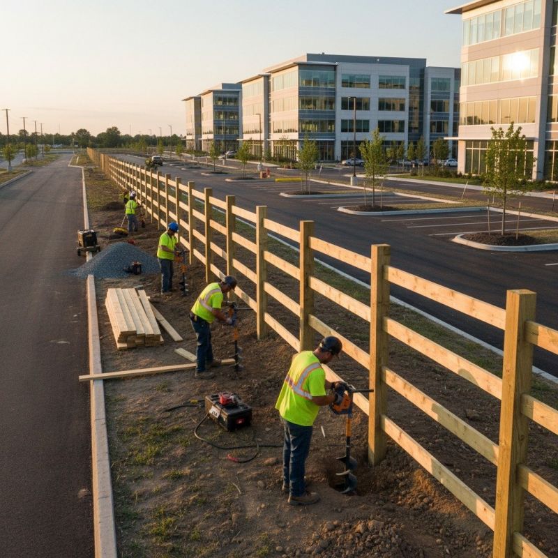 Brick Fence Installation detail